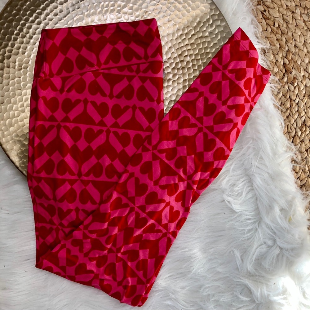 LuLaRoe | Heart Leggings - Picture 1 of 3